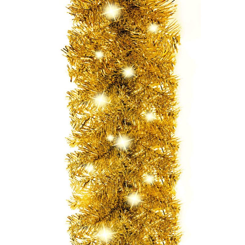 Vidaxl Guirnalda De Navidad Con Luces Led Dorado 20 M_5