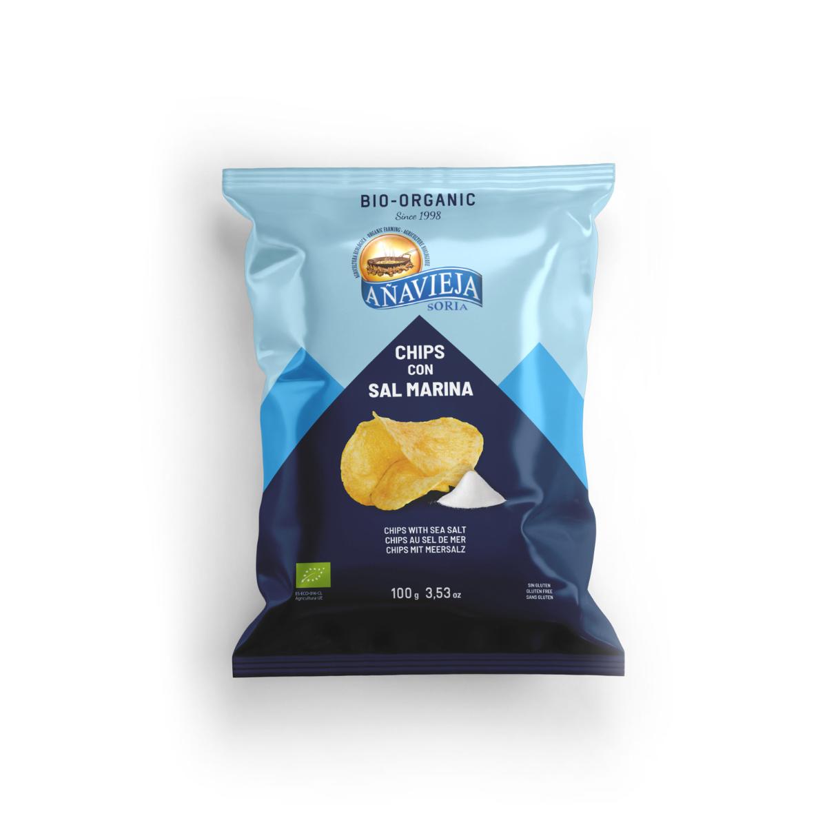 Batatas fritas Añavieja em óleo de girassol 100g