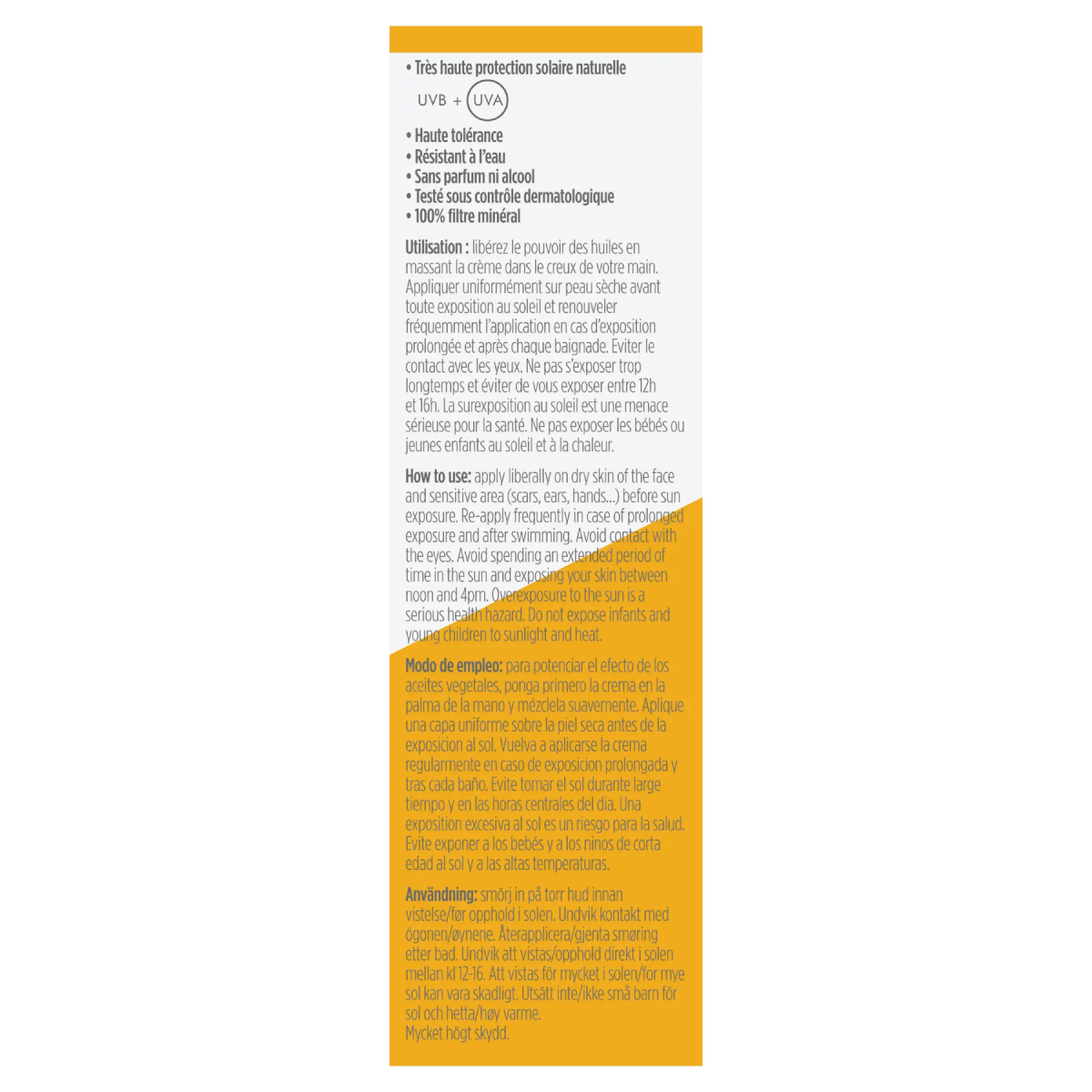 Bálsamo Protetor Solar Bioregena para Rosto e Zonas Delicadas FPS 50, 40 ml