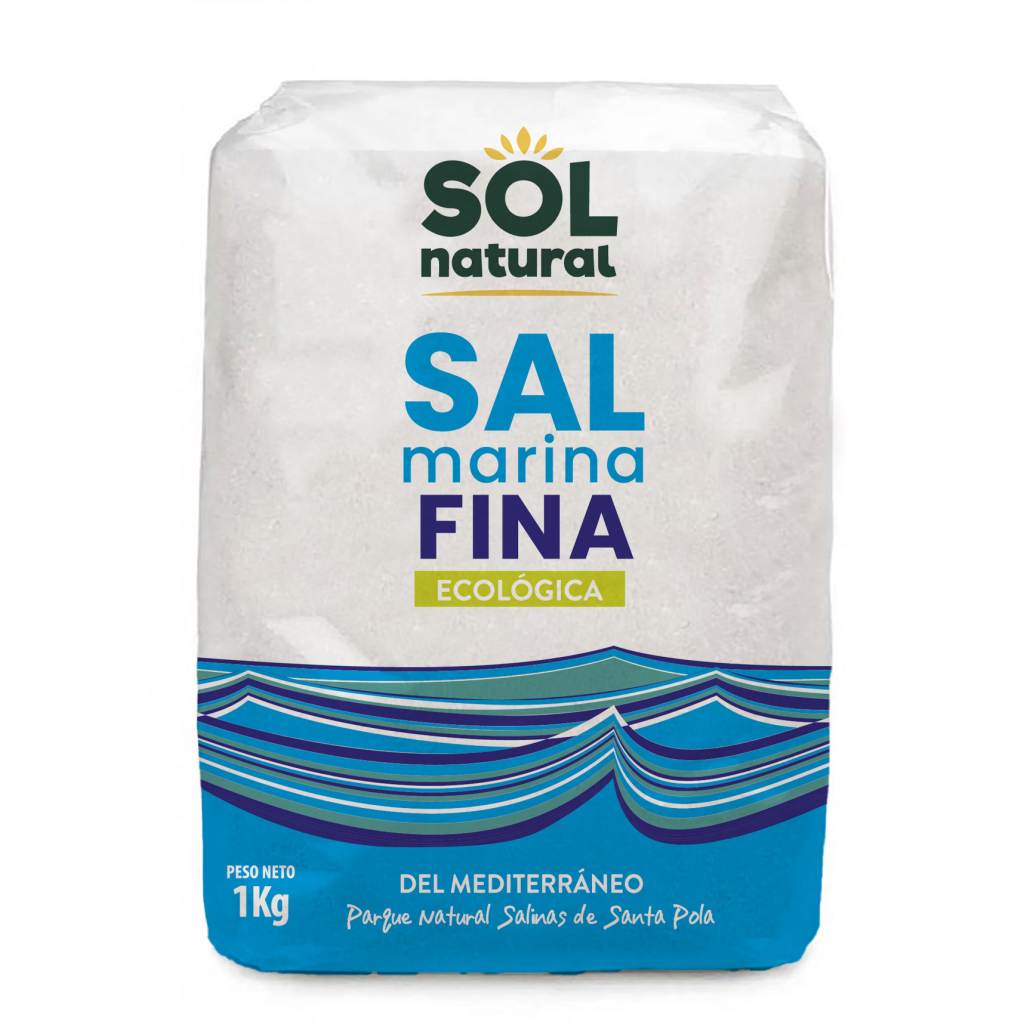 Sol Natural Sal Marinho Fino Biológico 1kg