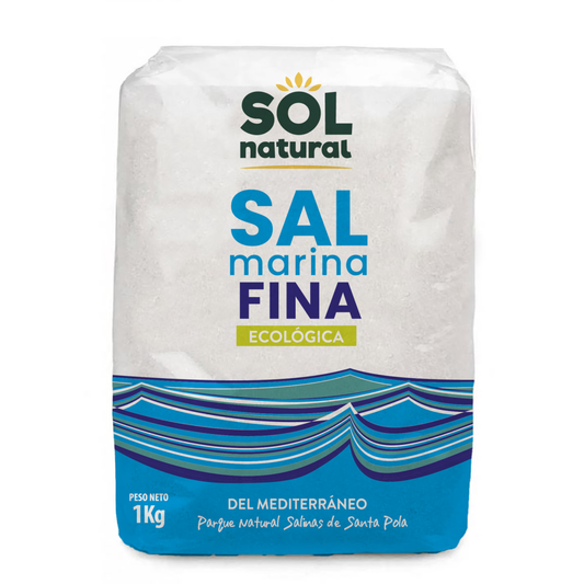 Sol Natural Sal Marinho Fino Biológico 1kg
