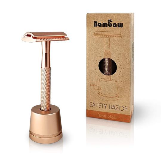 Navalha de metal Bambaw com suporte