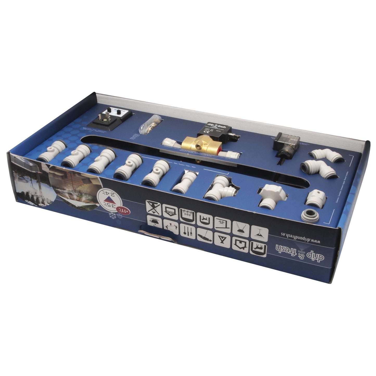 Kit de Nebulização Completo com Programador DripFresh de 12m