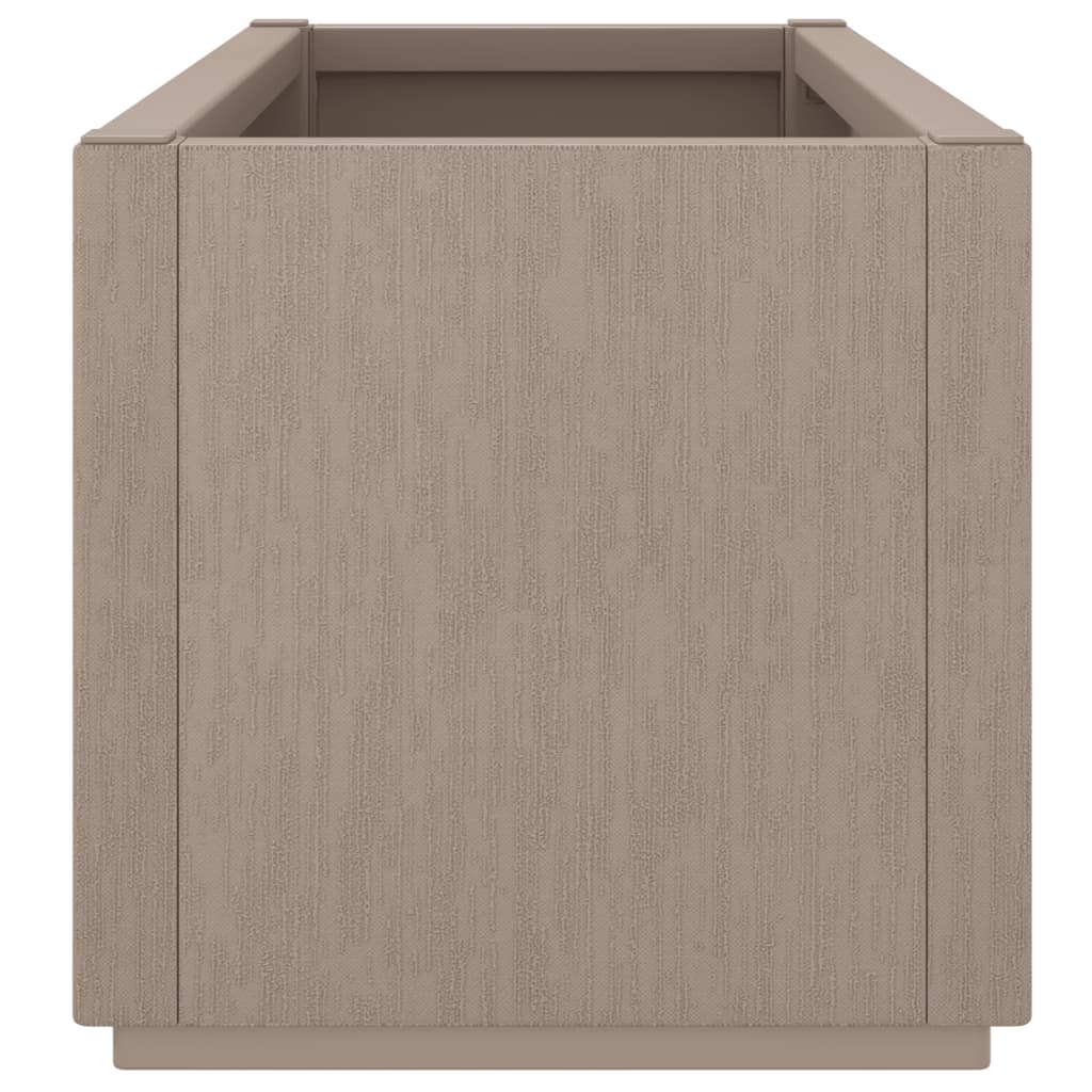 Caja De Flores De Jardín Marrón Claro_5