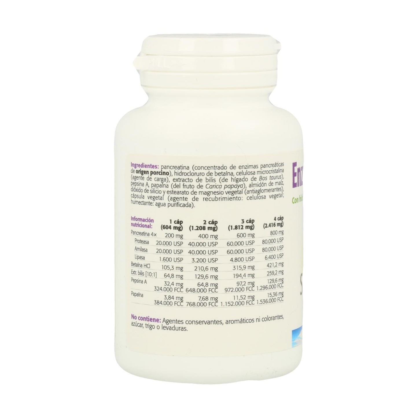 Enzimas digestivas Sura Vitasan 100 cápsulas