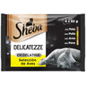 Ração húmida para gatos Sheba Delicatezze Poultry Selection 4x85g