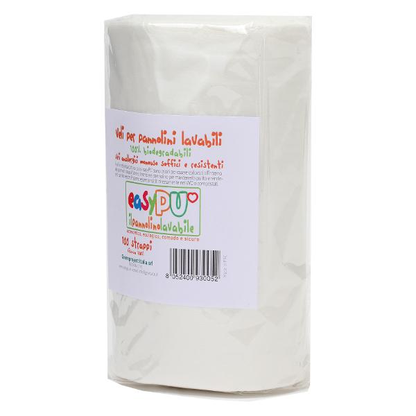 Véus de celulose para fraldas Easypu 100 unidades