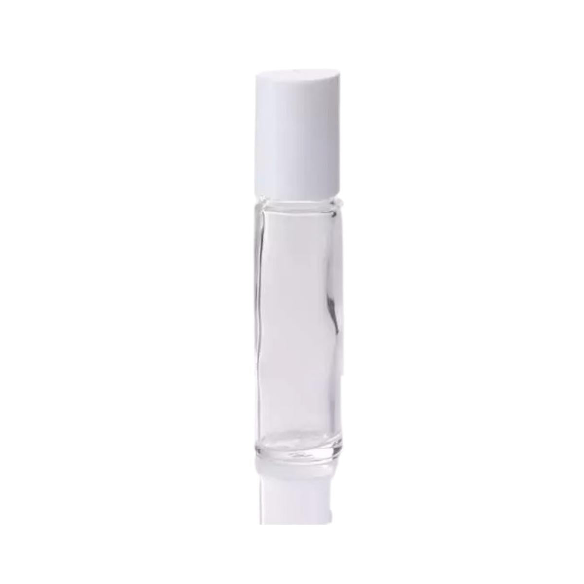 Recipiente roll-on em vidro transparente, 10ml. Camassia