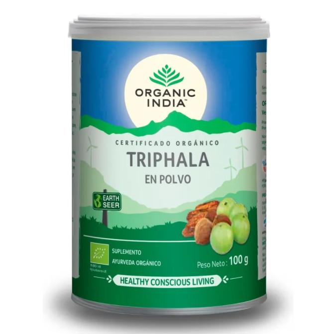 Pó de Triphala Biológico Lata 100g