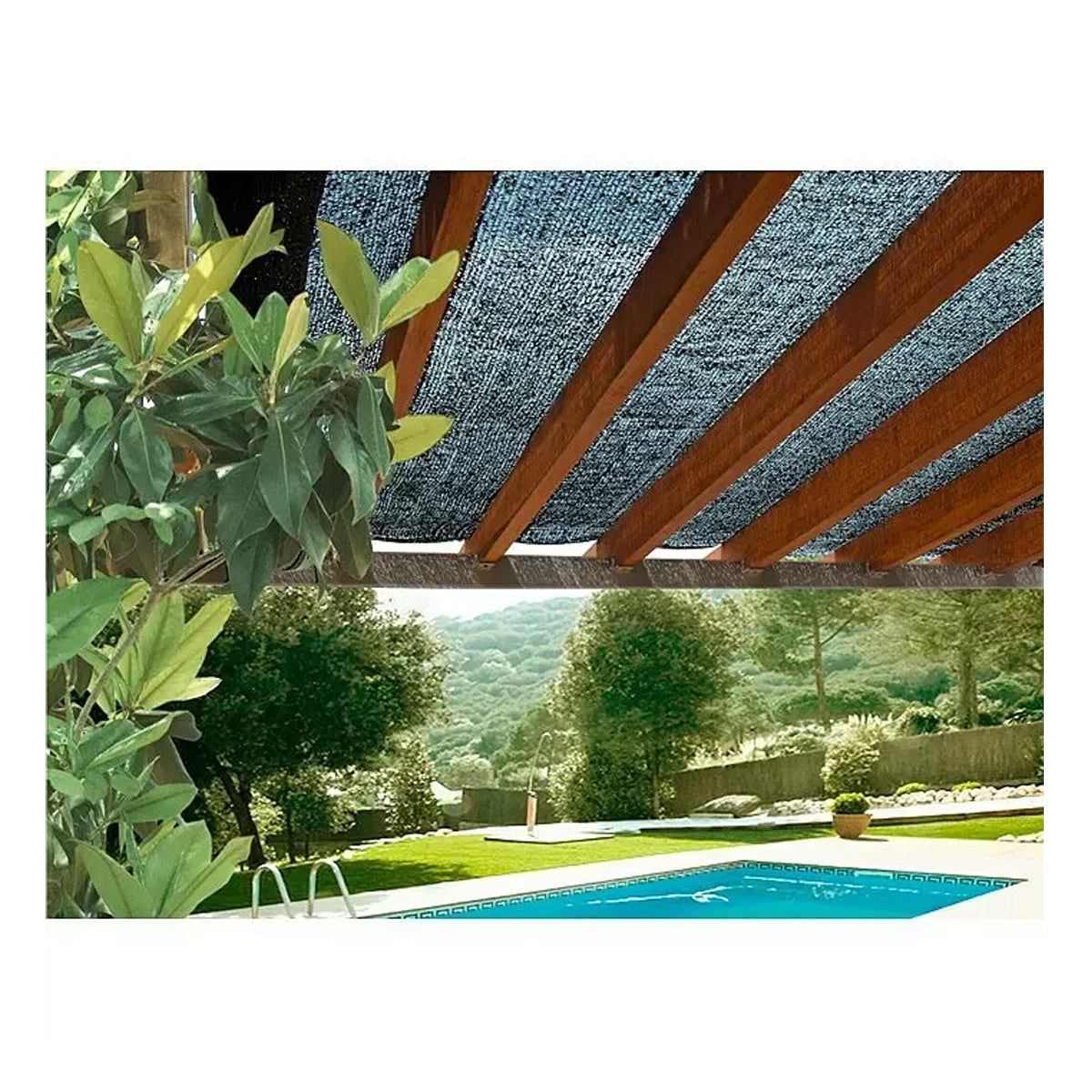 Rede de sombreamento verde Sun Net 70% Nortene 4x5 m