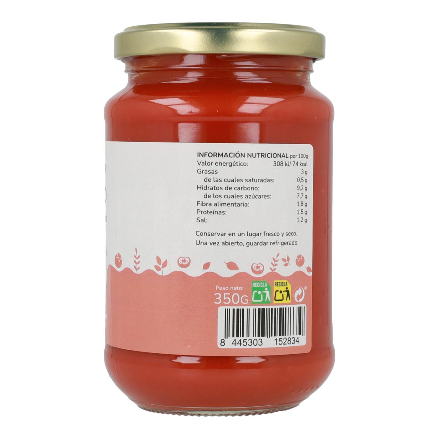 Tomate Frito Biológico Planeta Huerto 350 g