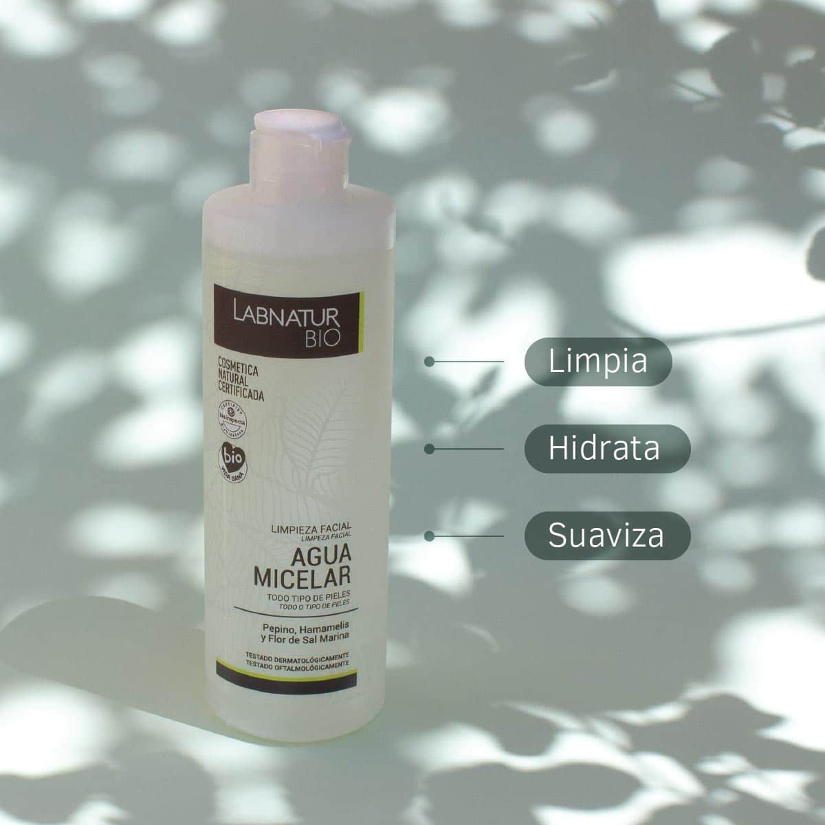 Labnatur BIO | Agua Micelar Facial BIO | Limpieza Natural y Desmaquillante | Piel Sensible | Hecho en España_2