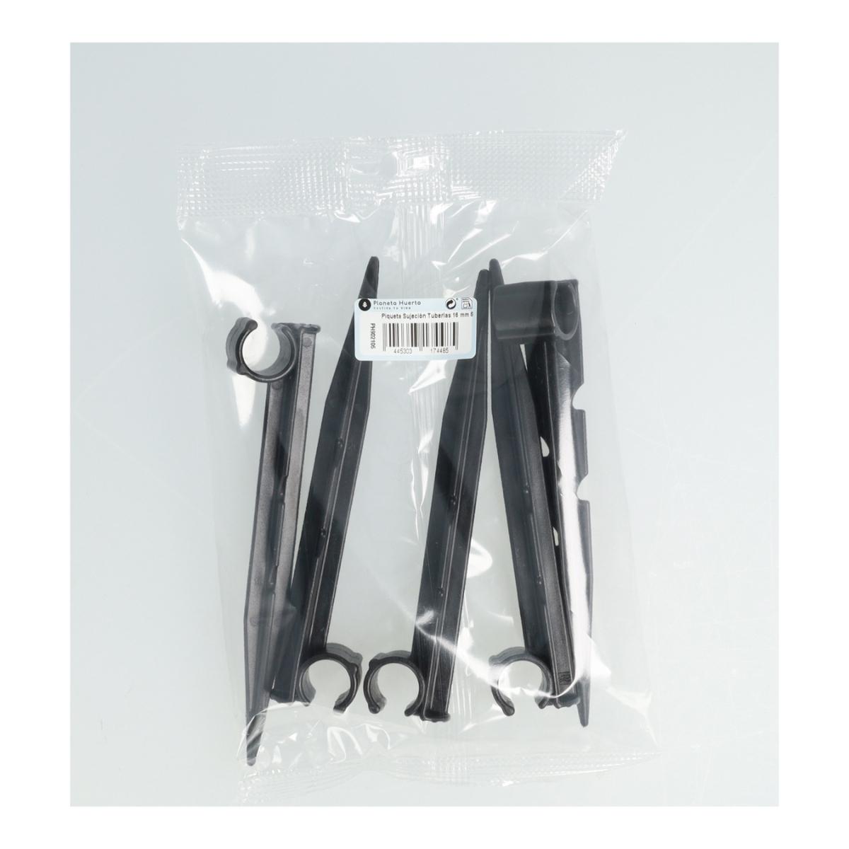 Estaca de suporte para tubo de 16 mm Planeta Huerto 25 unid.