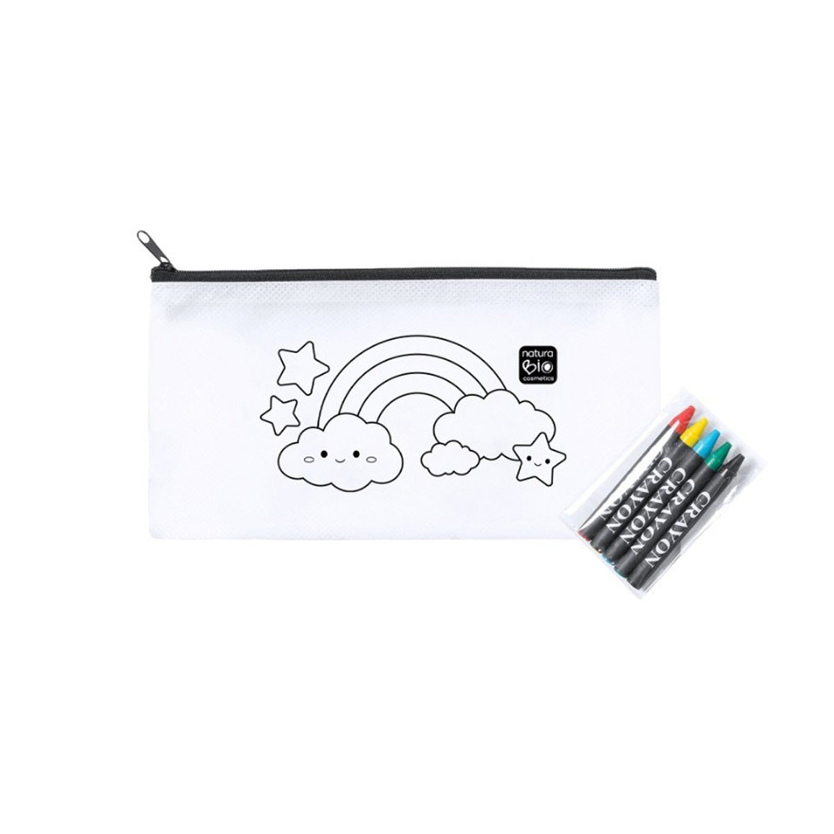 Pack cuidado bucal infantil estuche colorear