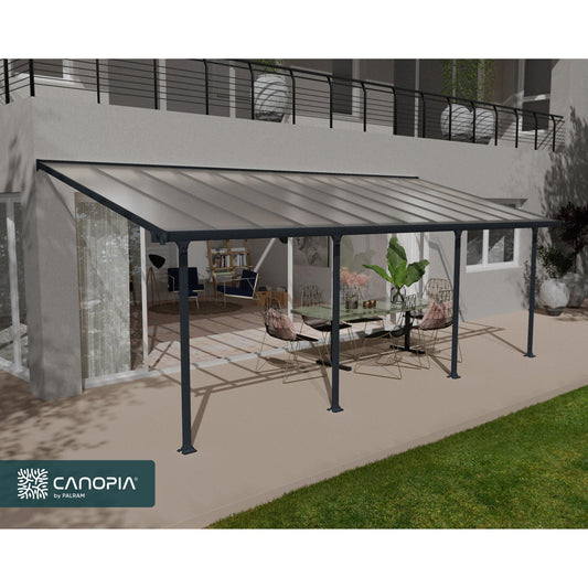 Pérgola anexa Feria 300x730 cm cinzento