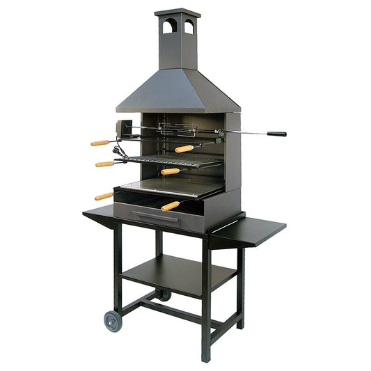 Churrasqueira completa com tabuleiros metálicos Imex El Zorro