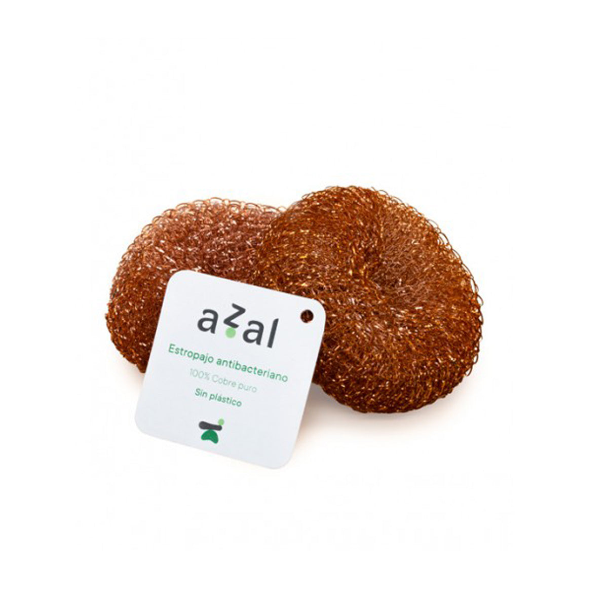Esfregões de cobre puro Azal 2 unidades
