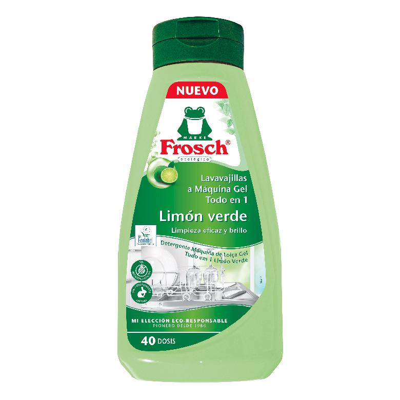 Gel para Máquina de Lavar Louça Frosch de Limão Verde 600 ml