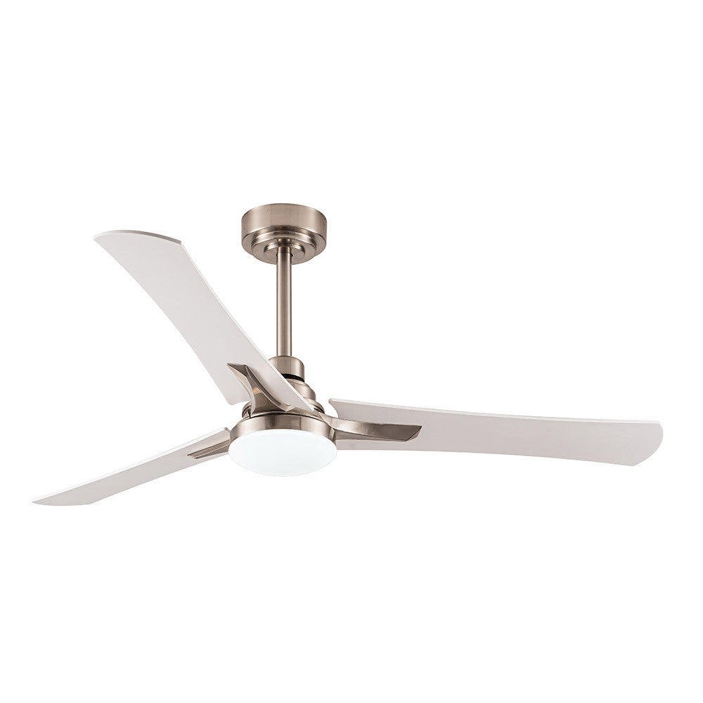 Ventilador 22w Dc Coro Niquel 3asp Blanco/haya 6velocidades 3colores 2180lm 132d C/remoto, Memoria Y Temporizador_3