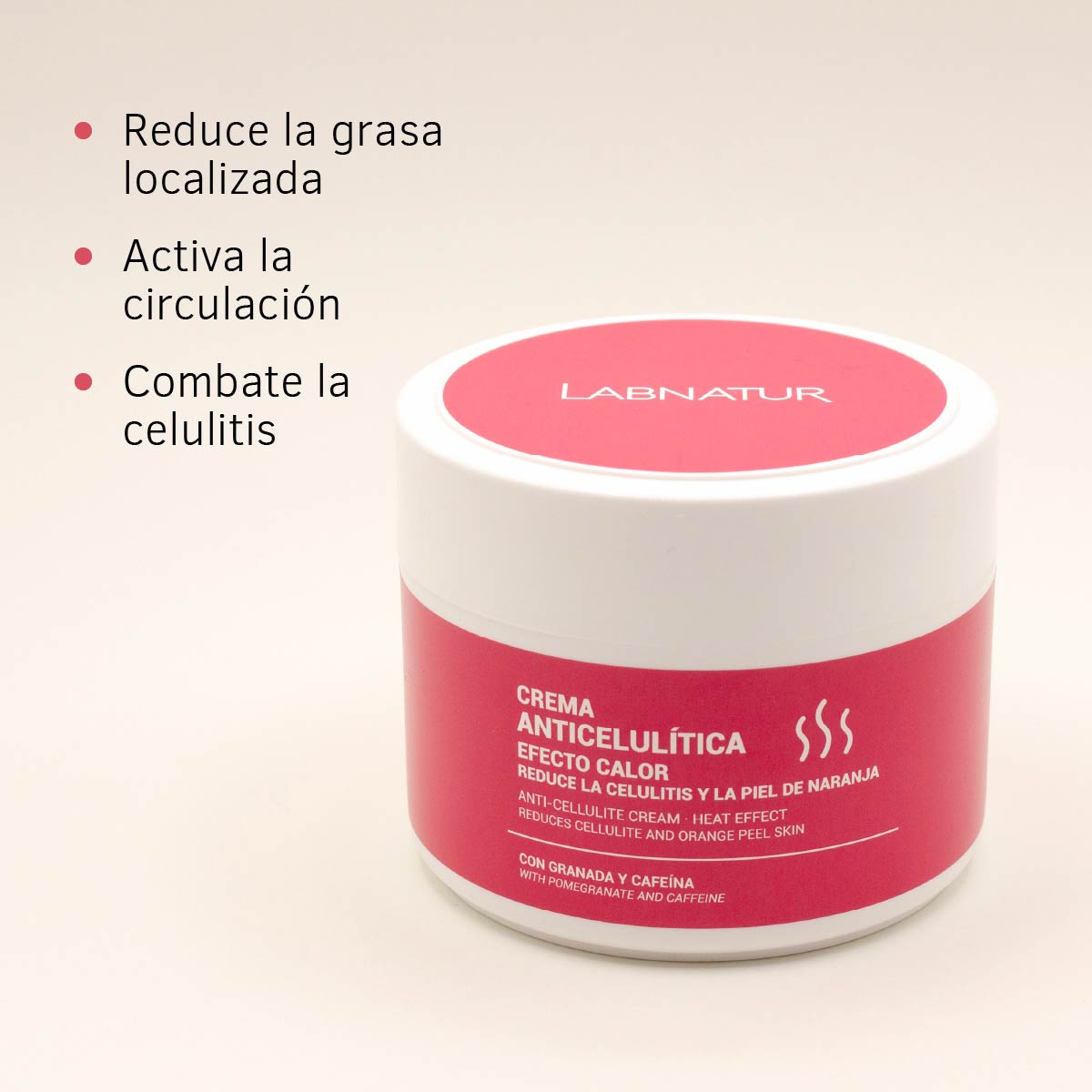 Gel-Crema Anticelulítico Efecto Calor Labnatur 300 ml | Firmeza, Tonificación y Piel de Naranja | Vegano_3