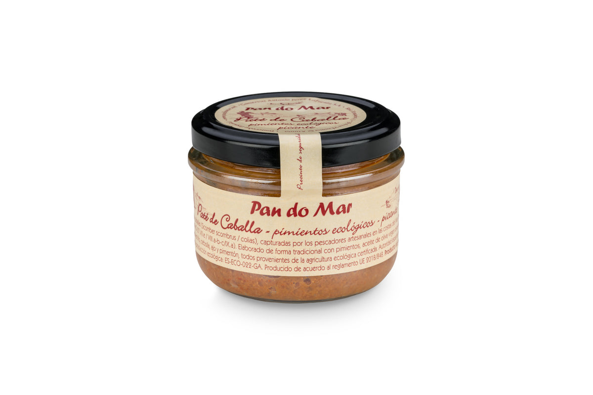 Paté de Caballa con Pimientos ecológicos Pan do Mar