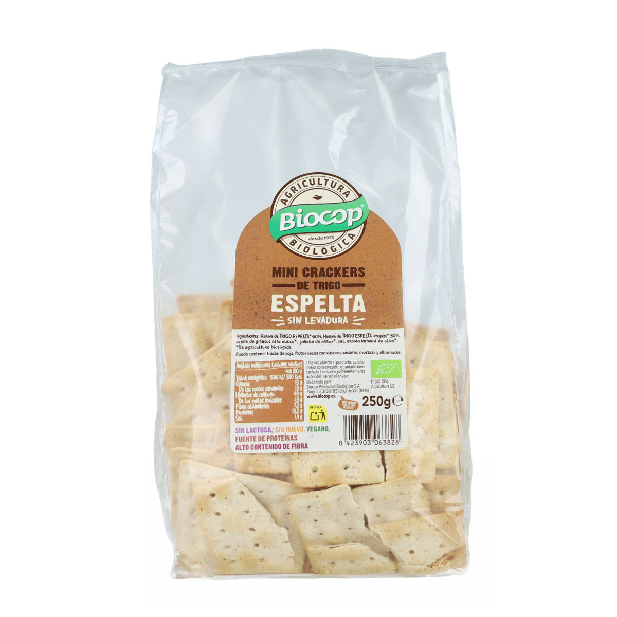 Mini Bolachas de Trigo Espelta Biocop 250 g