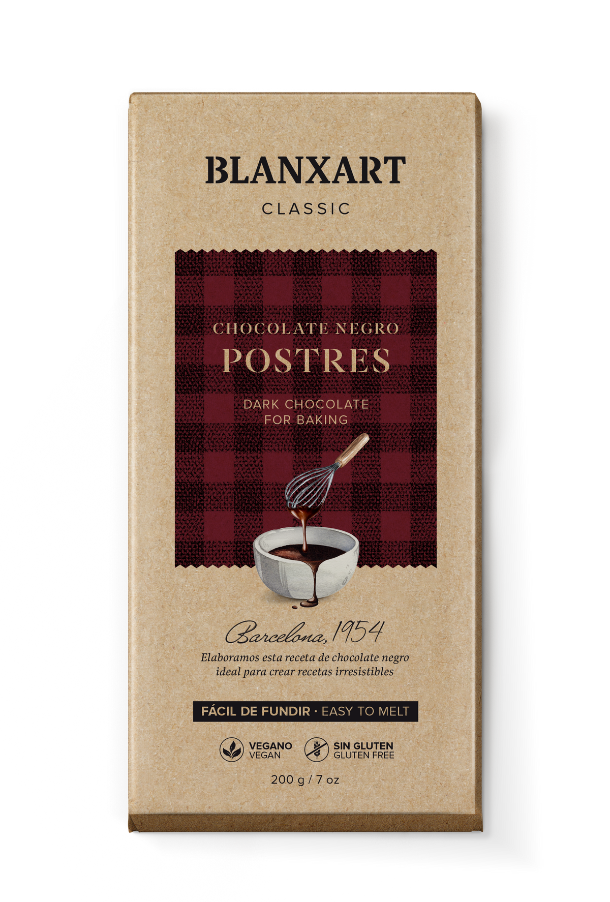 Chocolate Negro 60% para Postres Blanxart 200 g