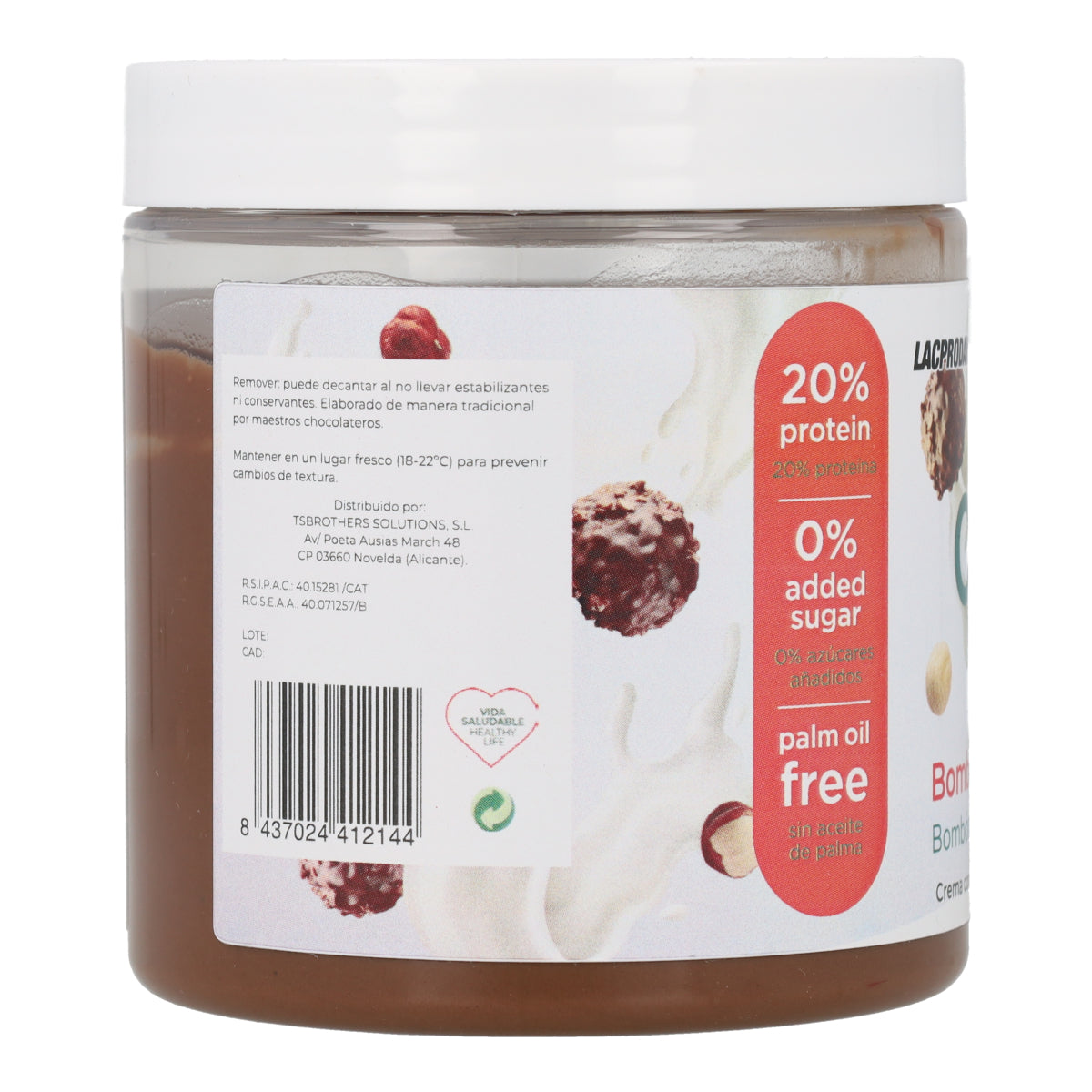 Crema Proteica Chips Bombon Rocher Torafood 200g