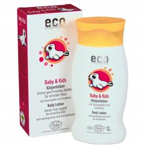 Loção Corporal para Bebé e Criança, EcoCosmetics 200ml