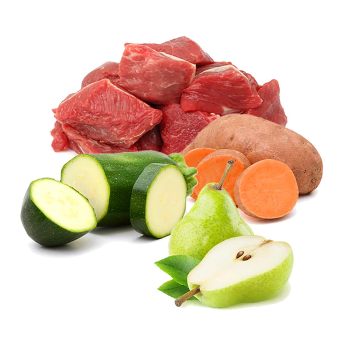 Ração húmida para cães Puromenu Beef Wonder Barf Organic 400g