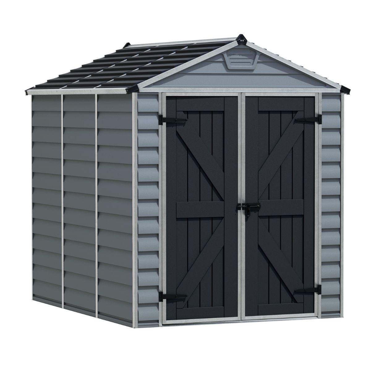 Telheiro de jardim Skylight Deco em cinzento da Palram 185x304 cm