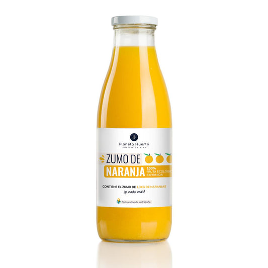 Sumo de laranja 100% fresco da Eco Planeta Huerto 750ml