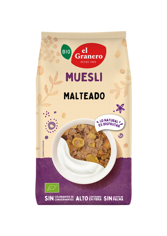Muesli Maltado Biológico El Granero 400gr