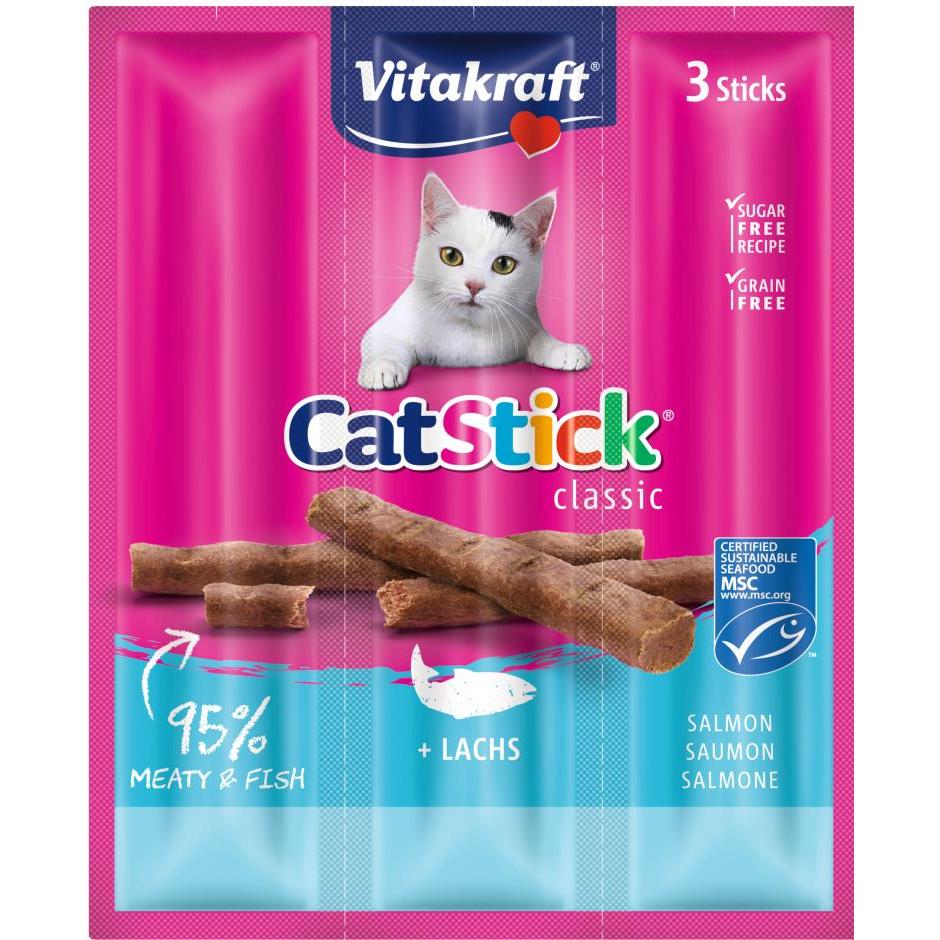 Vitakraft Cat Stick Salmão para gatos