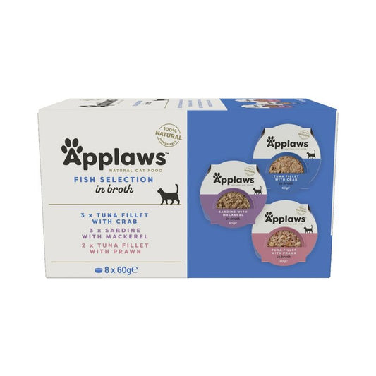 Applaws Cat Multipack Seleção de Peixes para Gatos 8x60 g