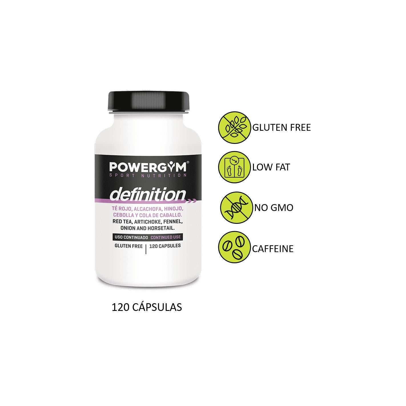 Definição de drenagem Powergym 120 cap
