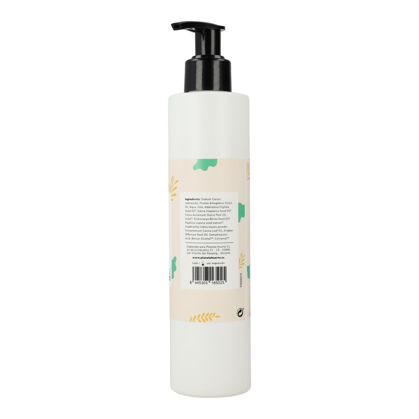 Planeta Huerto Champô escolar Citronela e Neem 250 ml