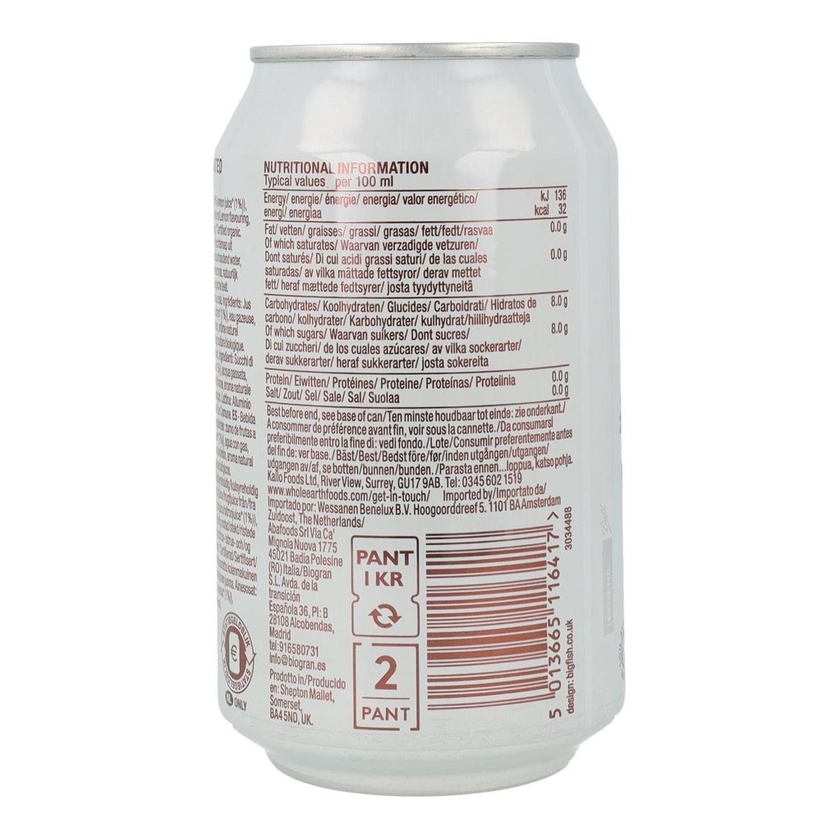 Pack x6 Refrigerante Whole Earth Cola BIO 330ml