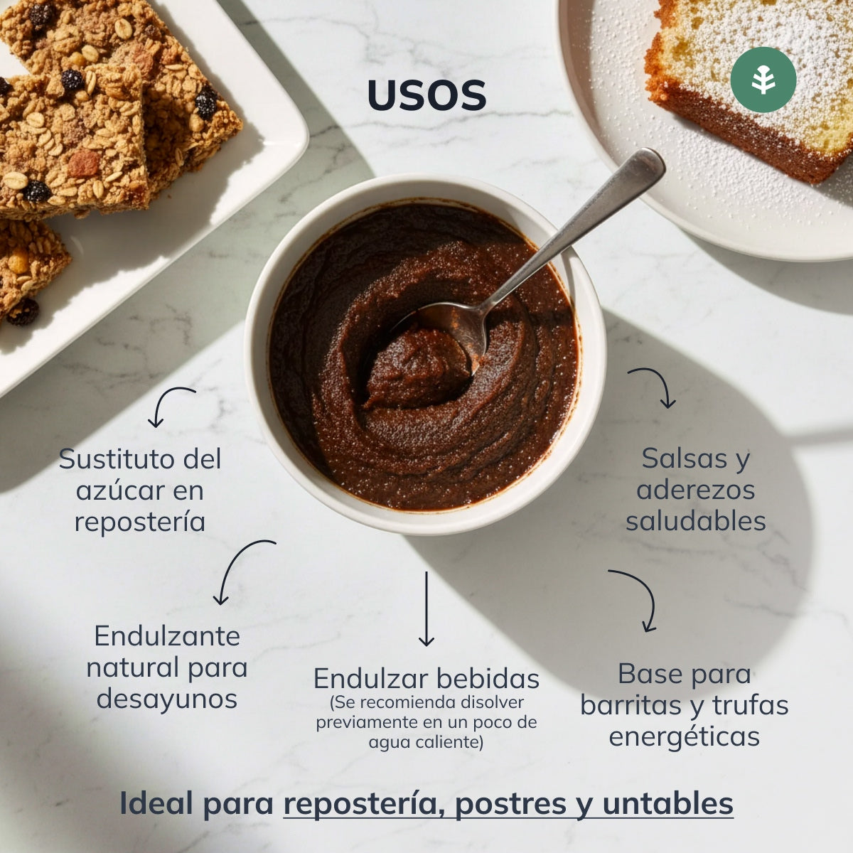 Pasta de tâmaras 100% natural Planeta Huerto 500 g