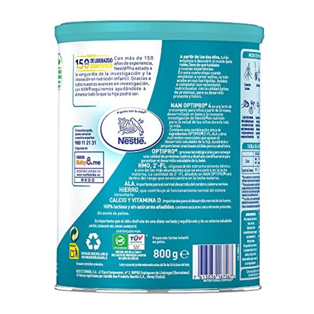 Leite Nan Optipro 4 Growth a partir dos 2 anos Nestlé 800 g