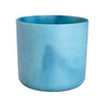 Vaso redondo reciclado Elho Ocean, azul Atlântico, 18 cm