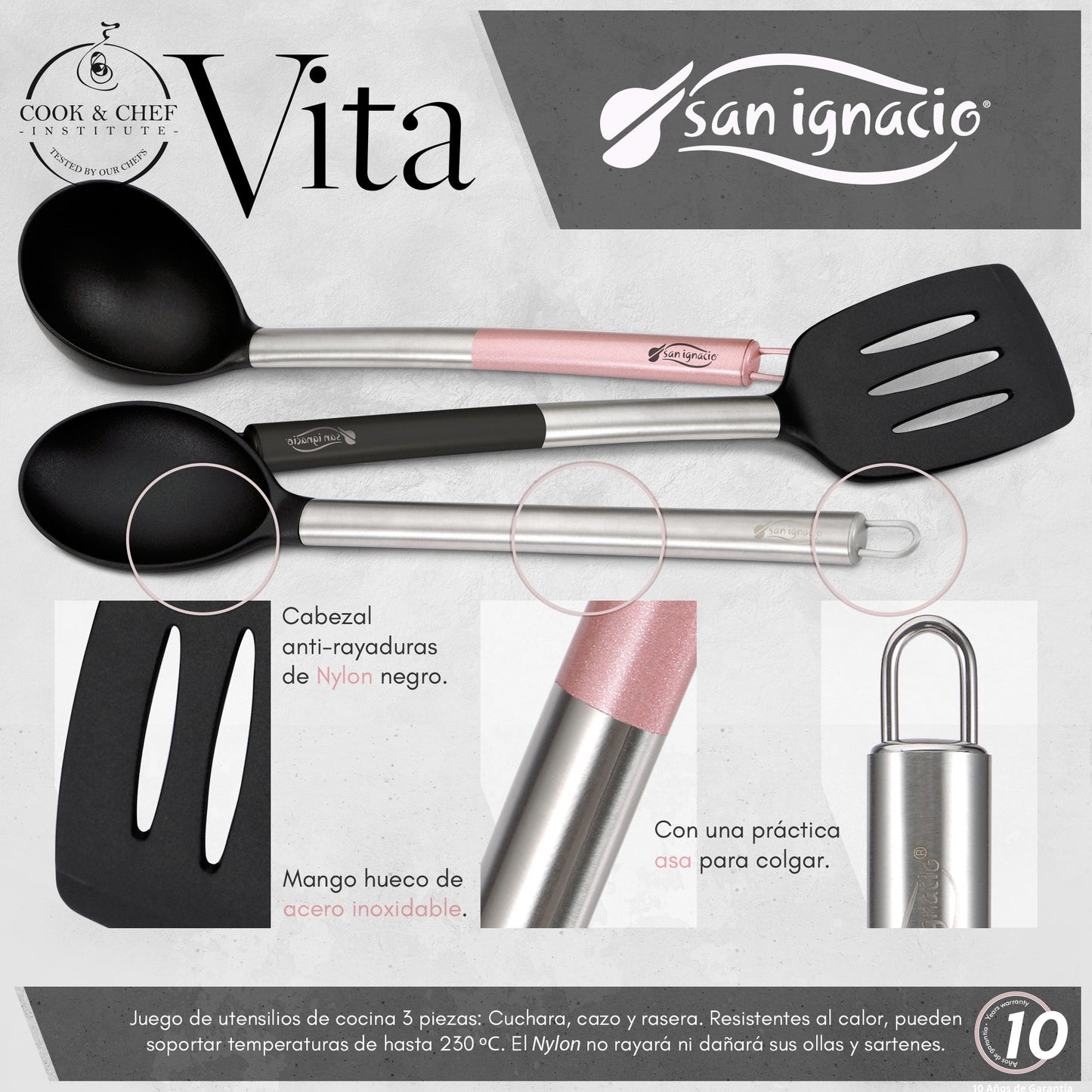 Pack De Batería De Cocina De 6 Piezas + Juego De Utensilios Básicos De Cocina_4
