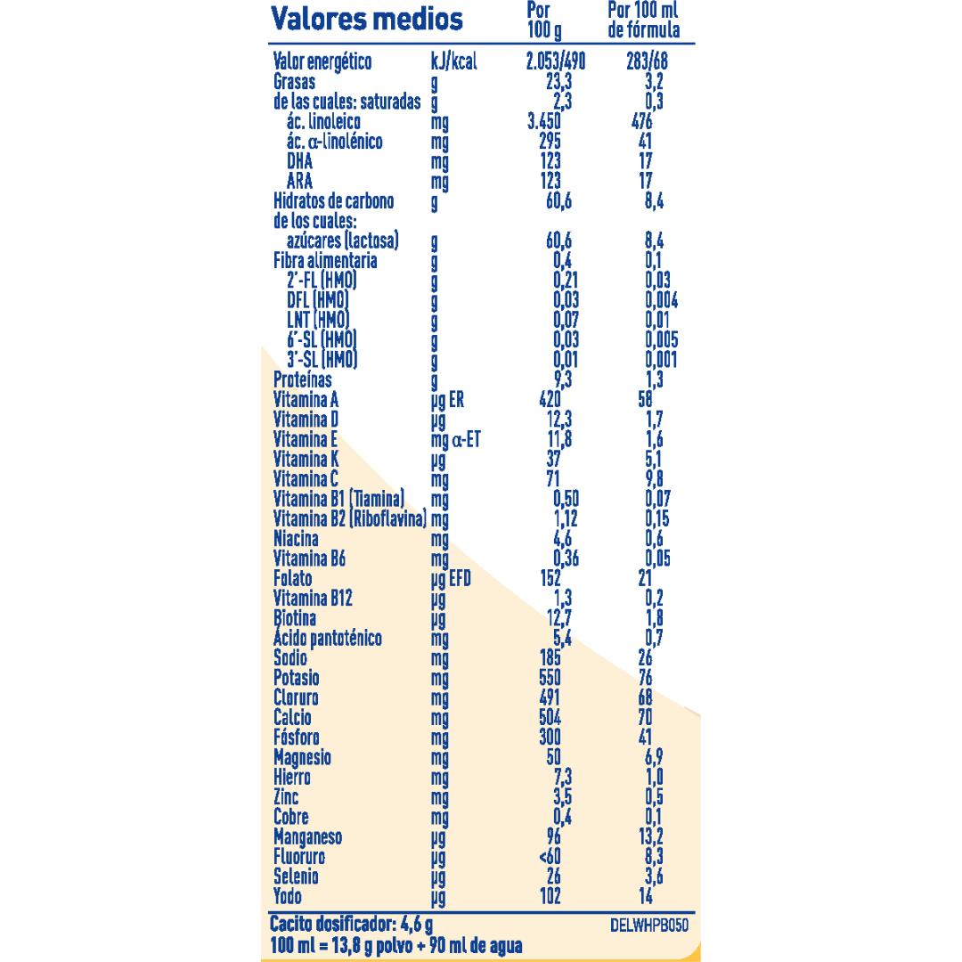 Leite em pó de transição Nan Supremepro 2 6-12 meses Nestlé 800 g NAN SUPREMEpro 2