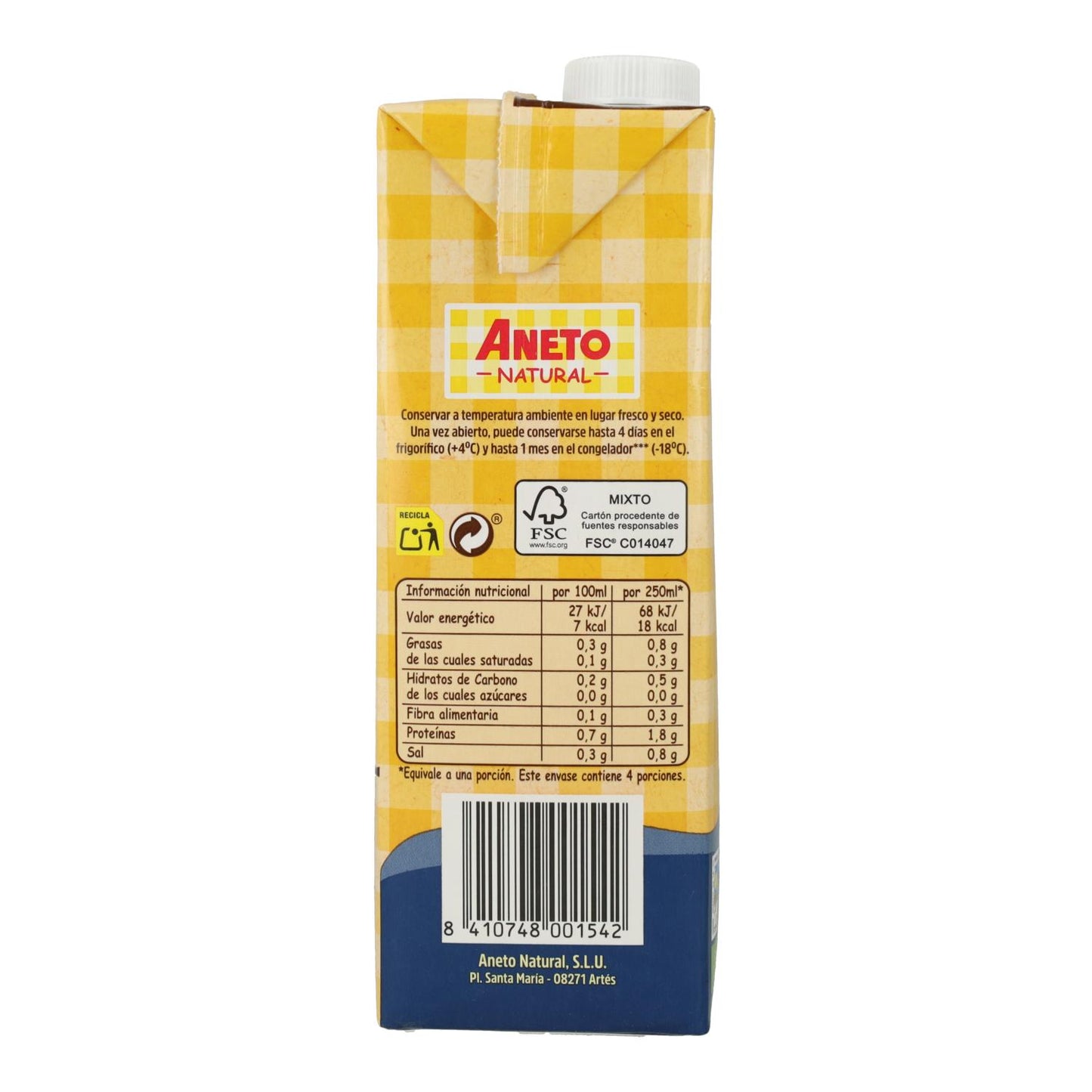 Caldo de Frango Natural Suave Aneto Eco 1L