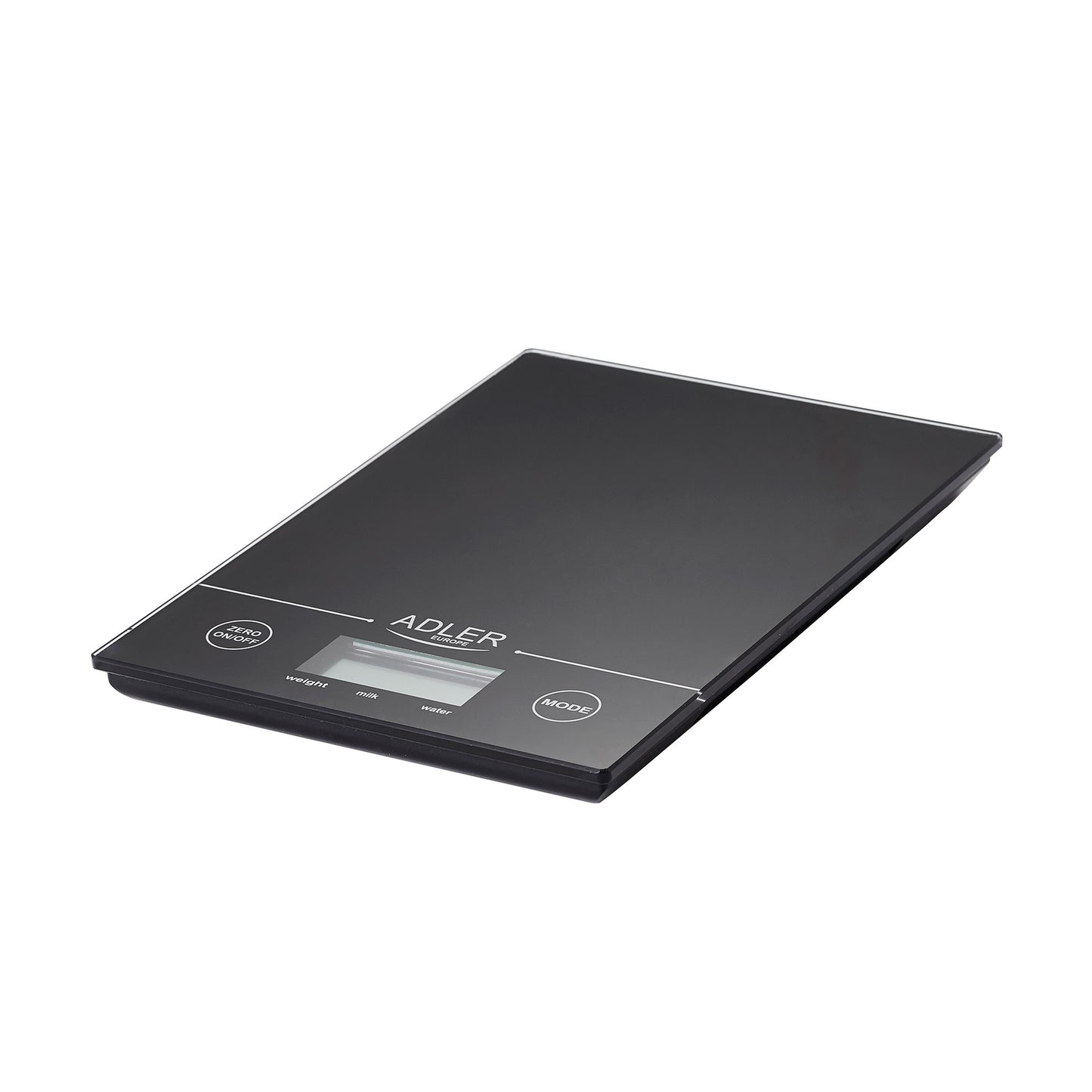 Báscula De Cocina Digital Extraplana, Medición 1gr, Hasta 5 Kg, Lcd, Función Tara, Vidrio Adler Ad 3138 Negro_4