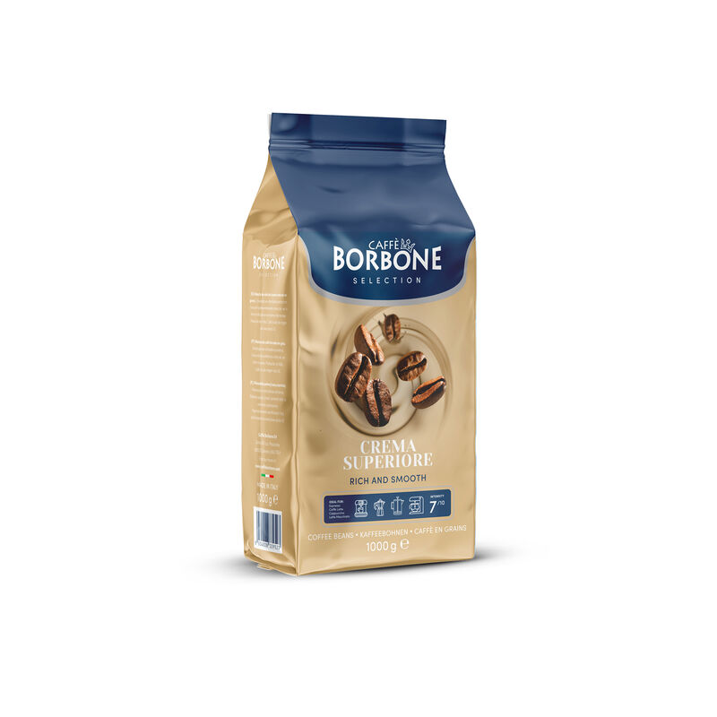 Café Crema Superiore Borbone em grão 1kg