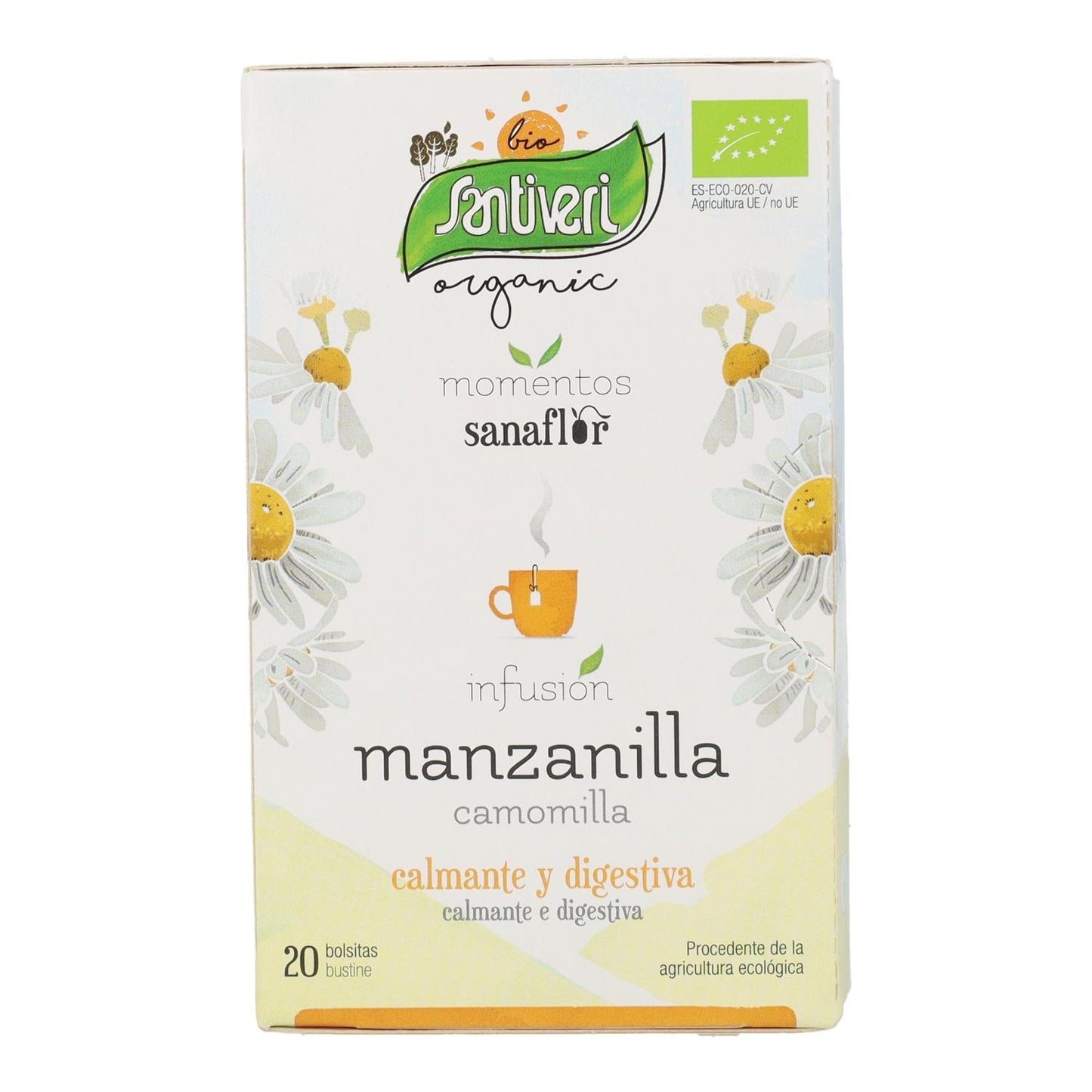 Camomila Bio 20 Filtros Santiveri