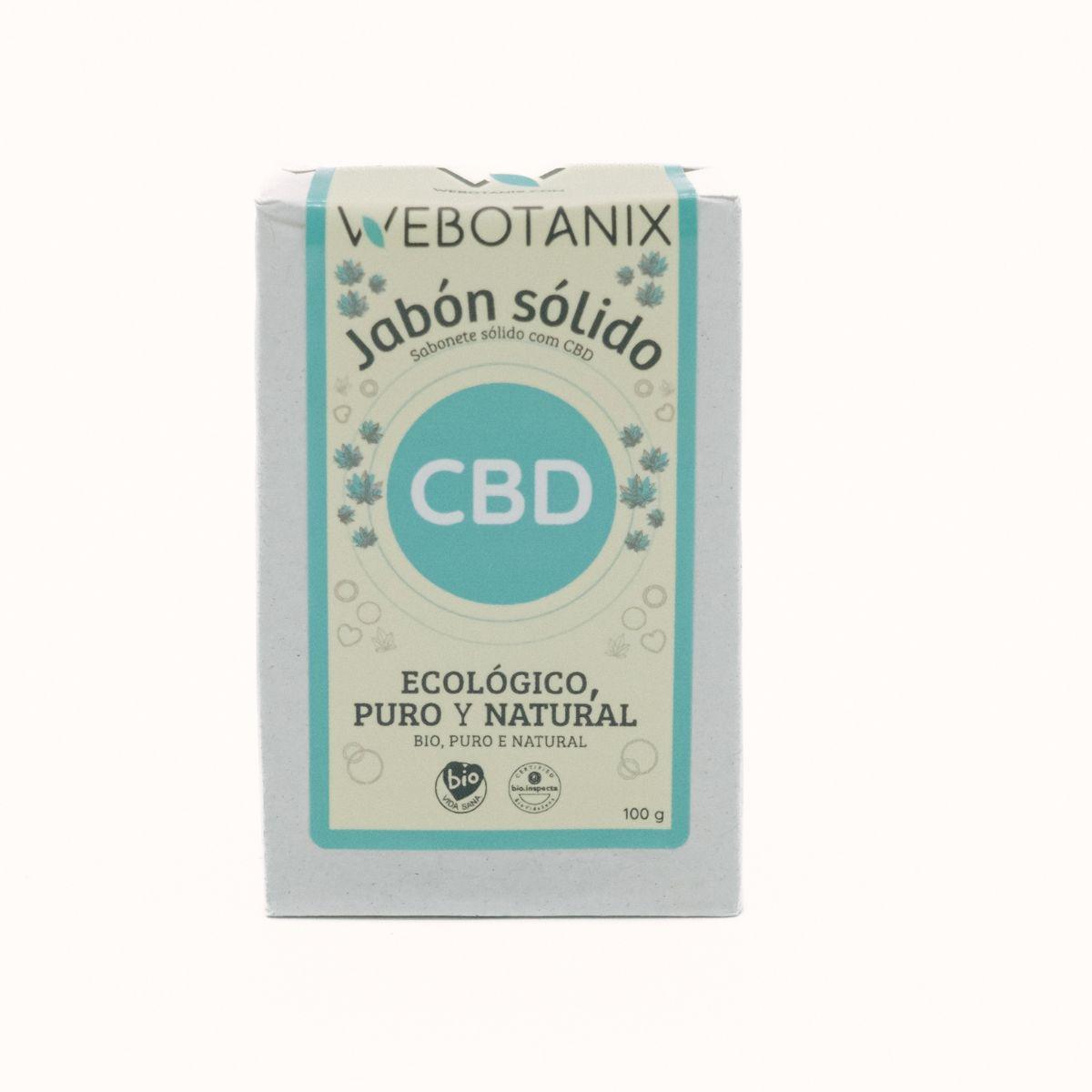 Sabonete Sólido Bio CBD WeBotanix 100 g CBD e Aloé Vera