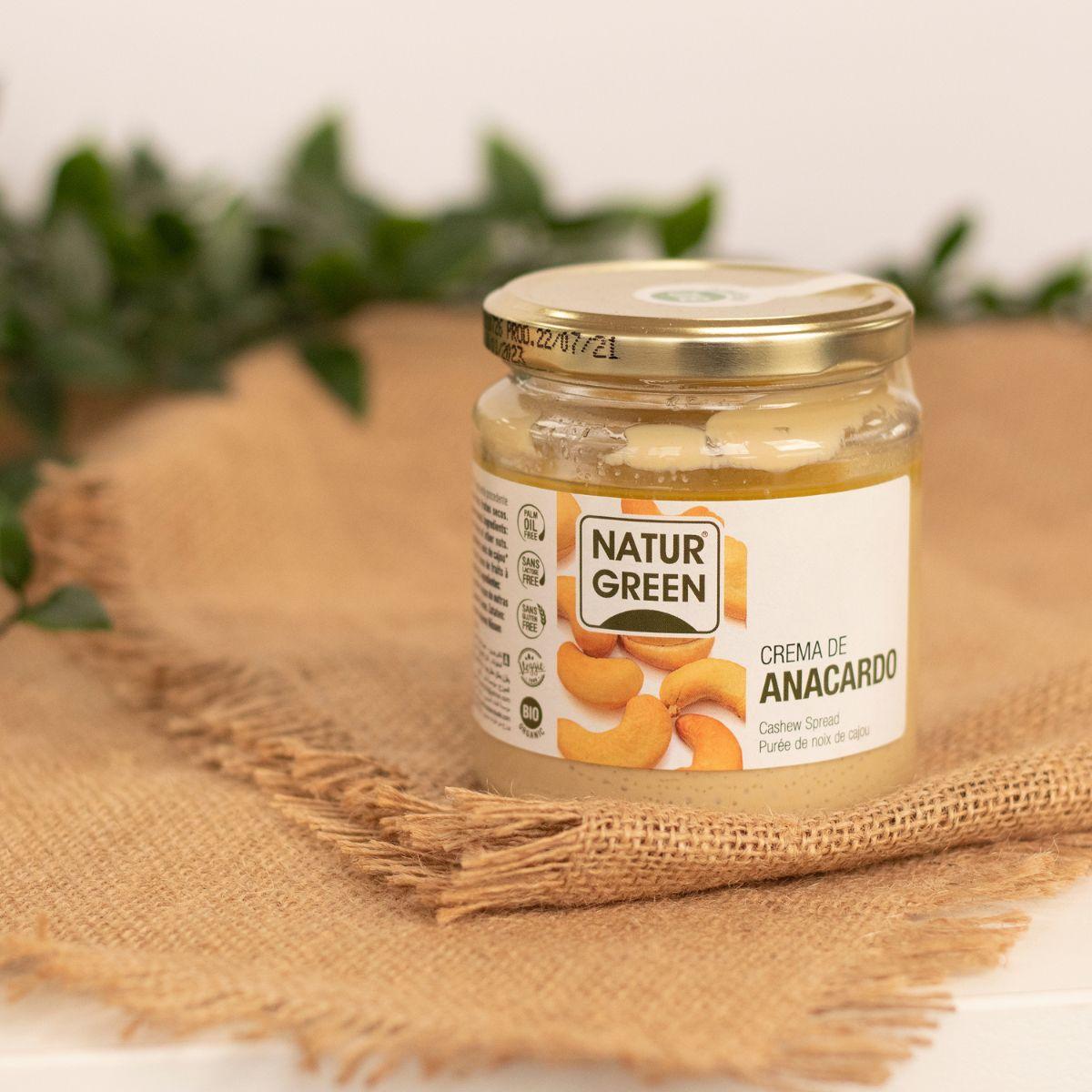 Crema de Almendra Bio untable NaturGreen 250 g