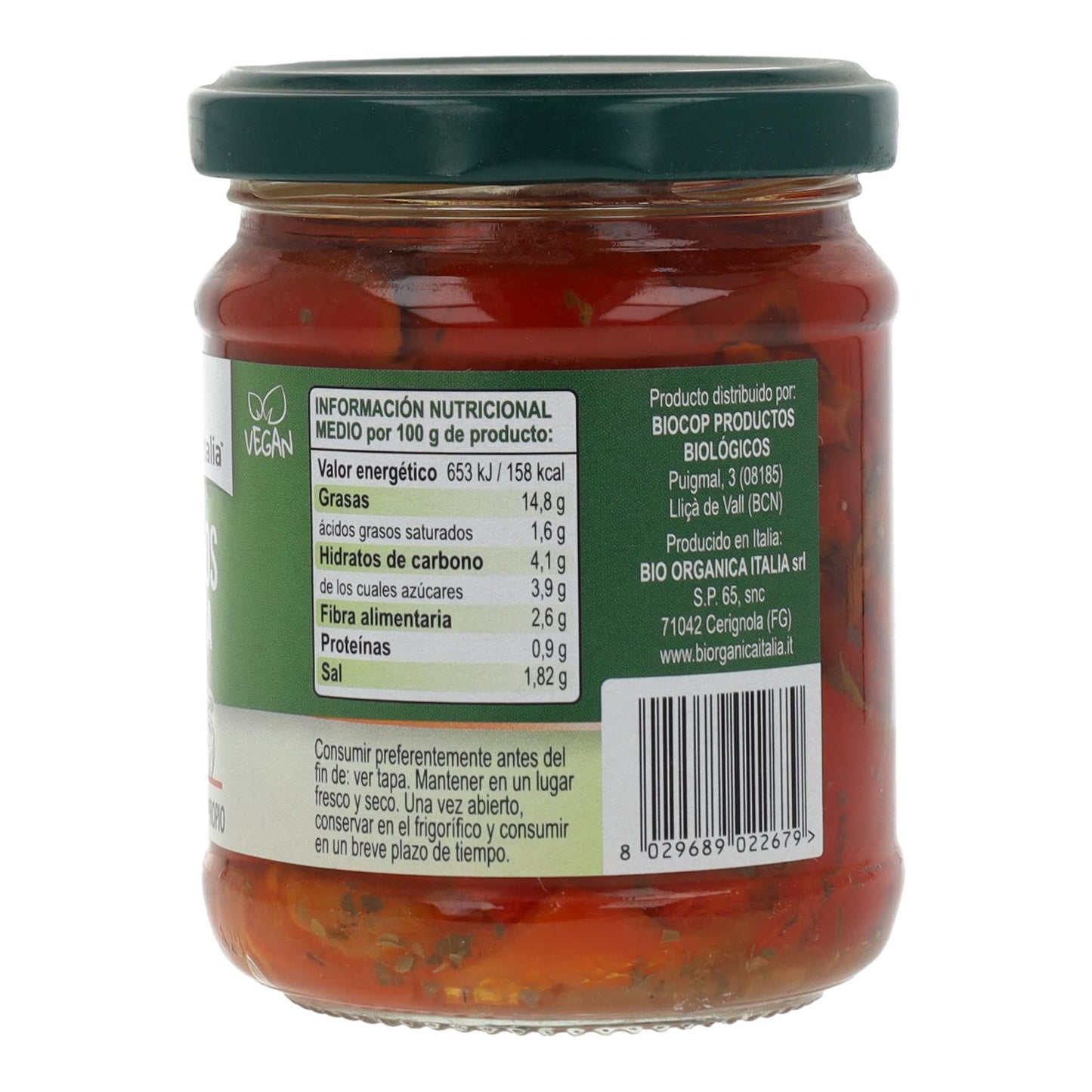 Pimentos Grelhados em Óleo Biológico Demeter Organica 190 gr